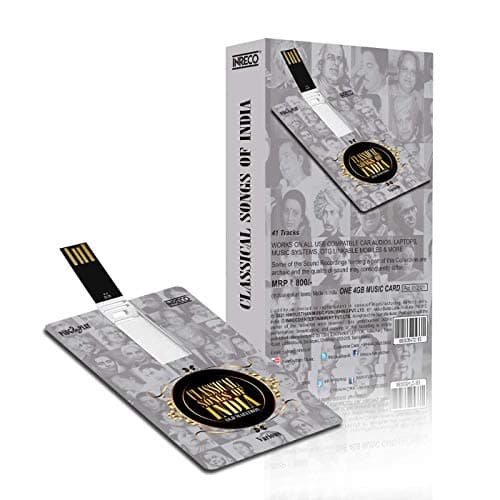 MUSIC CARD - CLASSICAL SONGS OF INDIA - Old Maestros - 320 Kbps ( 4 GB ) 2