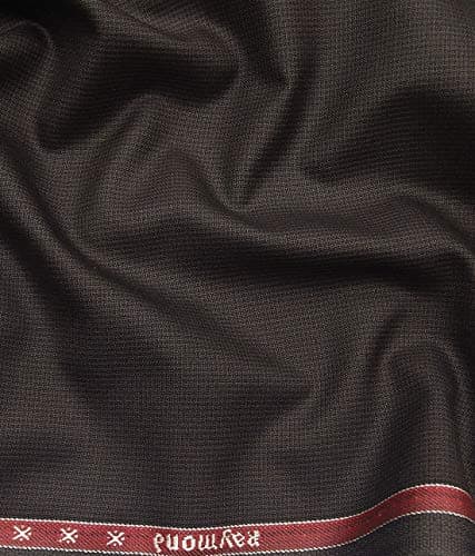 Raymond Men's Unstitched Suit (Brown, 1.25m) 3
