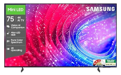 Samsung 75 inches 4K Mini LED Samsung Vision AI Smart TV UA75M2EHAULXL