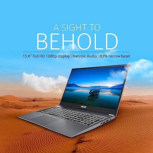 acer SmartChoice Aspire Lite, AMD Ryzen 5 5625U, 8GB RAM, 512GB SSD,FHD, 15.6"/39.62cm, Windows 11 Home, Steel Gray, 1.59 kg, AL15-41, Backlit Keyboard 3