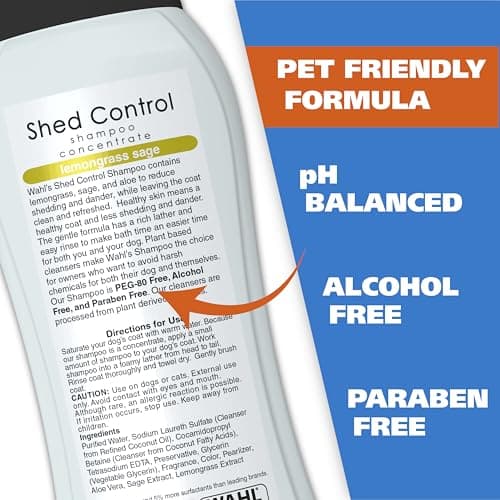 Wahl 820005 Shed Control Shampoo, Lemongrass Sage, 1 Piece 4