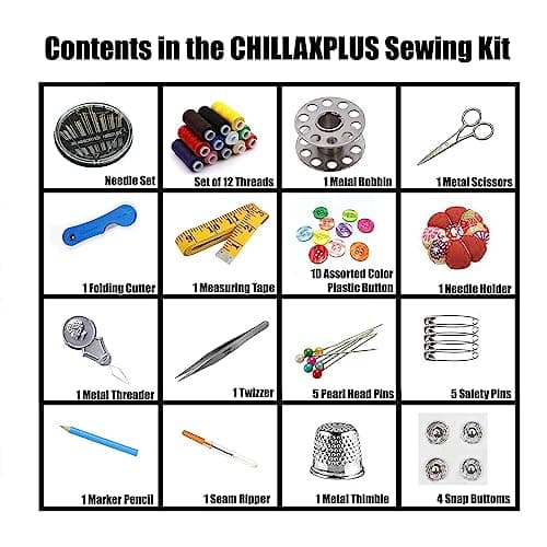 CHILLAXPLUS Stitching Machine - Portable Sewing Machine for Home Use with with 12 Thread Sewing Kit and Foot Pedal, Mini Silai Machine - Compact Tailoring Tool – White 2