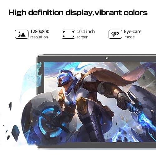 VOLENTEX 10" Android 15 Tablet, 10.1" HD IPS Touchscreen, 64GB Pad, 2MP + 8MP Dual Lens, WiFi6 Bluetooth, 6000mAh Battery (Gray) 2