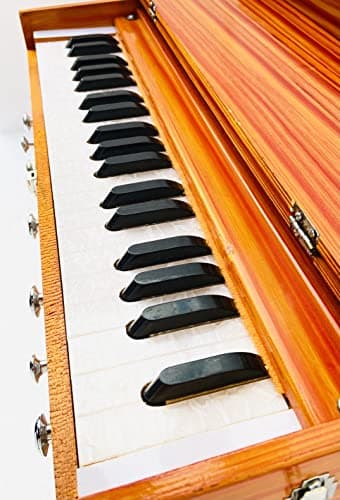 KHALSA MUSICAL 7 Stopper good sound Harmonium- Mahangony (39 Keys Carry Bag 2
