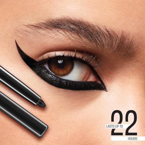 Lakme Eyeconic Insta Cool Kajal|| Black|| Cooling Kohl Liner with Cucumber|| Twist Up Pencil - Waterproof|| Smudge Proof & Long Lasting Eye Makeup|| 0.35 g 3