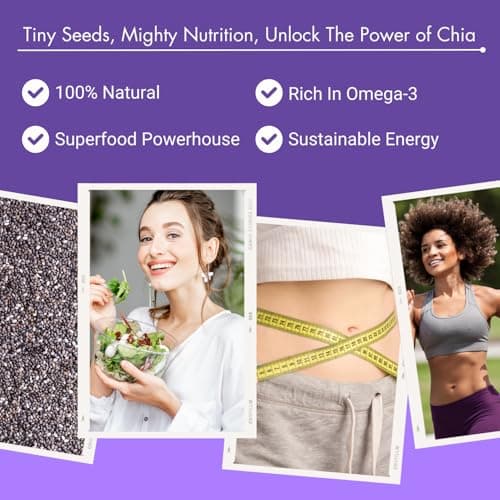 Bliss of Earth Chia Seeds 250 gm | Raw Superfood with Omega & Fiber | Natural Chia Seeds for Daily Nutrition & Wellness Support 5