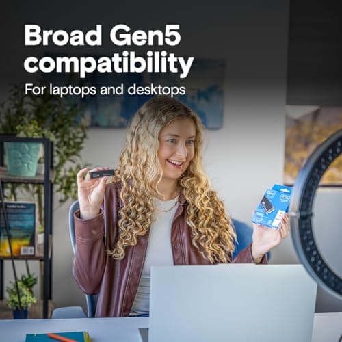 Crucial® P510 1TB PCIe Gen5 NVMe™ 2280 M.2 SSD 4