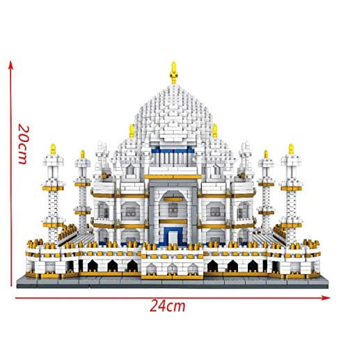 Magicwand® DIY 3950 Pcs TAJ Mahal Building Blocks for Kids & Adults【14 Yrs & Up】【Pack of 1】【White】 3