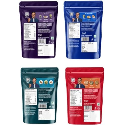 Farmley Edible Seeds Combo 800 g | Chia Seed + Sunflower Seed + Pumpkin Seed I Superfood Mix for Healthy Eating | Rich in Protein & Fiber (200g, each) (Pack of 4) 5