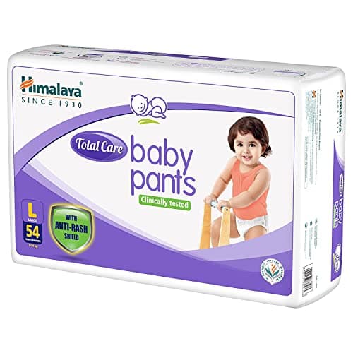 Himalaya Total Care Baby Pants Diapers, Large (8 - 14 kg), 54 Count, With Anti-Rash Shield, Indian Aloe Vera and Yashad Bhasma, Silky Soft Inner Layer 4