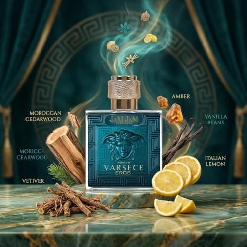 Perfume for men Inspired by Varsece Eros | Men’s Eau de Parfum Spray | Long Lasting Masculine Scent with Mint, Candy Apple & Vanilla | Premium Concentrated Fragrance | 50ml 4