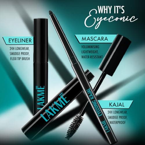Lakme Eyeconic Regime Kit- Kajal | Mascara| Eyeliner 13.35 ml 4