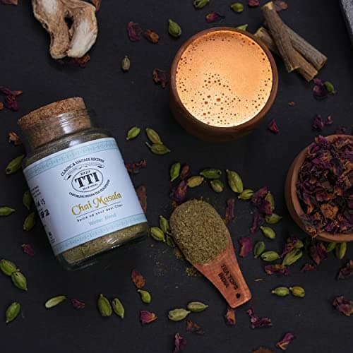 Tea Tops India Winter Chai Masala | Premium Blend curated for Winter Season using 7 Hand-picked Spices from Idukki, Kerala | Blended & Stone pounded to retain Natural oils for a Warm Winter Masala Cha 4