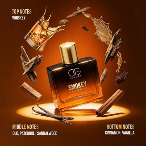 OG Luxury India's First Strongest Smokey Intense Extrait De Perfume for Man| Blends Rich Notes of Whiskey & Sandalwood | Long-Lasting Smokey Perfumes for Men | For Special Occasions & Gifting, 50ML 3