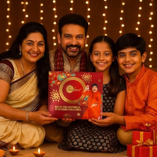Shadani Diwali Celebration Gift Pack – Premium Assorted Mouth Fresheners & Candies Collection, Festive Edition, 6 Flavours Shadani Gift Hamper for close ones – Festive Pouch of 6 Assorted Traditional  4