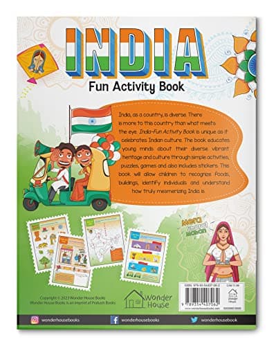 India: Fun Activity Book for Children | Explore Culture, Monuments, Festivals & Maps | Ages 5–10 | 3+ Hours of Interactive Learning and Discovery 2