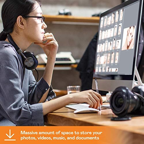 WD 24TB My Book Desktop External Hard Drive, with Password Protection and Backup Software, USB 3.2 Gen1, exFAT - WDBBGB0240HBK-NESN 2