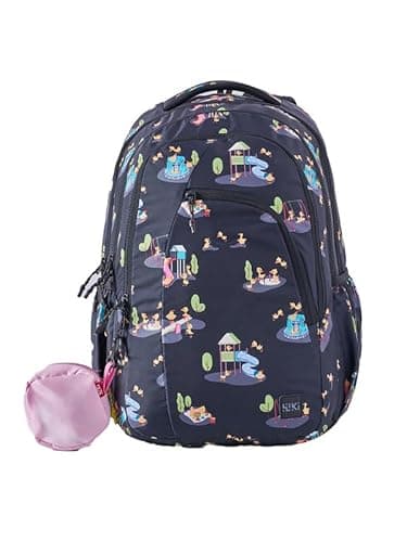 Wiki Stylish Unisex Backpack | Girl 3 Durable & Lightweight backpack for Men & Women | Laptop Backpack for Office, Gym, Travel (31 Litre, Black)