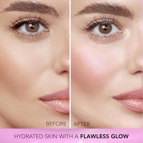 FACES CANADA Strobe Cream Mini- Pink, 18ml | Primer + Highlighter + Moisturizer | Shea Butter & Hyaluronic Acid | Intense Hydration | Flawless Radiant Dewy Skin | Illuminating & Glowing Makeup Base 3