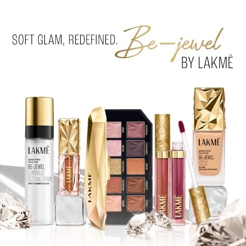 Lakme Be-jewel Satin Eye Tint |One-Step Liquid Eyeshadow | Air light Mousse Texture - 01 Quartz 4.5ml 5