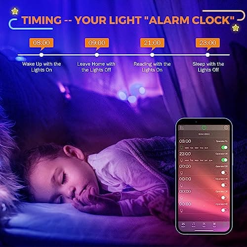 BEAMNOVA LED Strip Kit 30M Commercial RGB Shop Lights Bluetooth Mobile App Control 12V DC Power Supply Remote Connectors 4