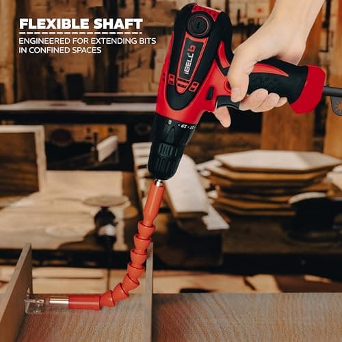 IBELL Electric Screwdriver SD10-85/86, 280W, Copper Armature, Chuck 10mm, 750RPM, Torque 19+1 Drill Moden (Red-Black) 6