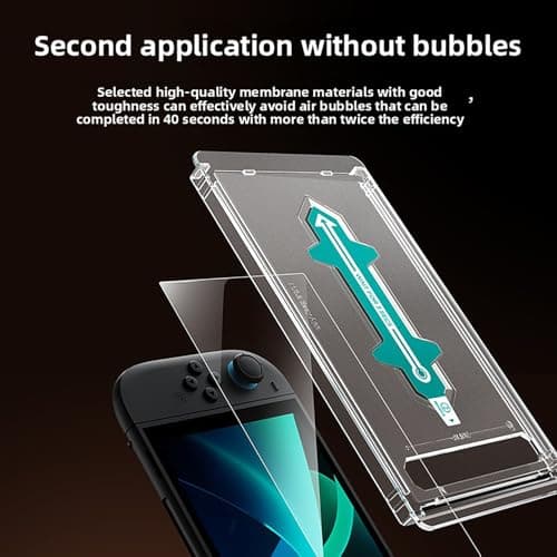 OIVO INDIA Tempered Glass Screen Protector for Nintendo Switch2, 8.7'' Automatic Calibration/Anti-Scratch/Case Friendly & Bubble Free, Protective Ultra Slim Game Console Screen Protector 2