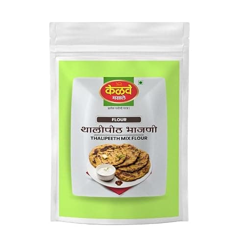kelve masale Thalipith Bhajani Flour Healthy Multigrain Atta| No Artificial Flavour | For Healthy Delicious & Cooking 400 Gm (Pack Of 1)