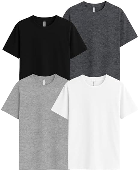 Sleepynuts Men's Regular Fit Round Neck Half Sleeves Solid Casual Wear T-Shirt