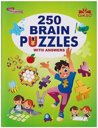 GIKSO Combo of 250 Brain Puzzles Book and Maths Activity Book – 1 | Includes 325+ Brain Boosting Activities for Kids 3 - 5 Years Old (English) 2
