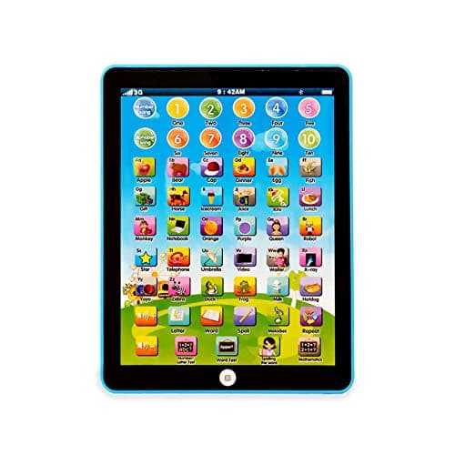 Kids Tablet -Learning Pad,with 6 Games to Learn Music/Words/Learning Letters / Alphabet,Education Tablet for Kids for Boys & Girls 3 Years Up (Pink)