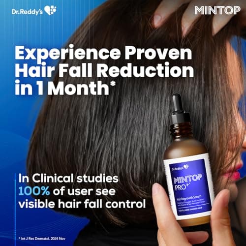 Mintop Pro Plus| Hair Regrowth Serum by Dr Reddys|Fortified with Redensyl, Procapil, Biotin and Copexil| Proven Hair Fall Control| Scalp Nutrition| 50 Ml 4