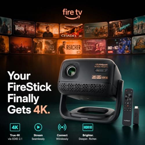 MyFitSpark CINEMAGIC 103 Air Native 1080p Projector 4K Ultra HD Support 5
