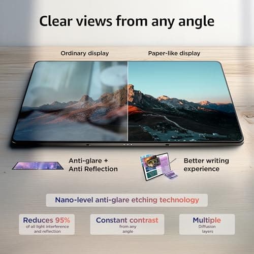 Lenovo Idea Tab Pro (Smartchoice) with Paper-Like Anti Glare 12.7" 3K 144 Hz Display & Pen Plus (Matte Edition)| 12GB RAM, 256GB ROM|10200mAh with 45W Charger|MediaTek Dimensity 8300|4 JBL Speakers 2