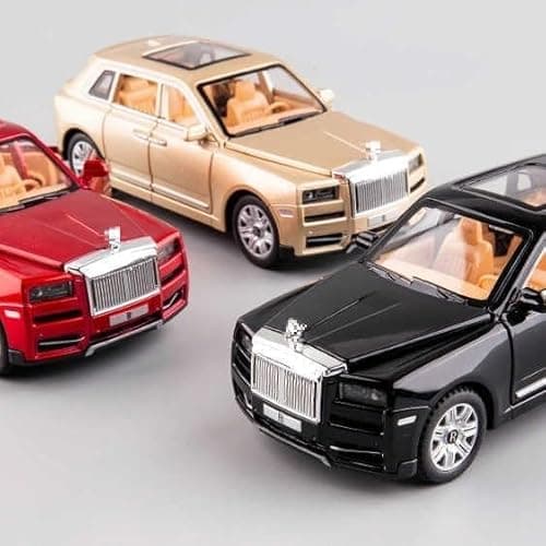 Umadiya Big Size Rolls-Royce Cullinan Model Car Exclusive Alloy Metal Car Pull Back Die-cast Car Toy car with Openable Doors & Light, Music Boys Gifts Toys for Kids (Cullinan 1:32)(Multi Color) 5