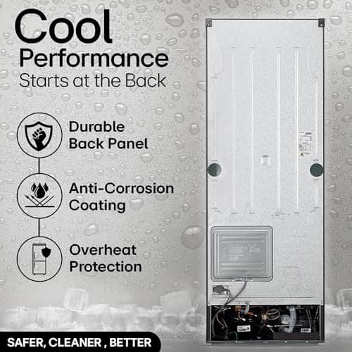 LG Smart Choice, 322 L, 3 Star, Frost-Free Smart Inverter Double Door Refrigerator (GL-S342SDSX, Dazzle Steel, Convertible with Express Freeze) 6