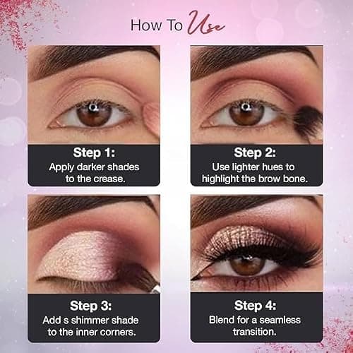 URBANMAC Highly Pigmented Mesmereyes Smoky Eyes, 16-Color Eyeshadow Palette | Multicolor | Matte Finish | Shimmery Eye Shadow Palette(2) 4