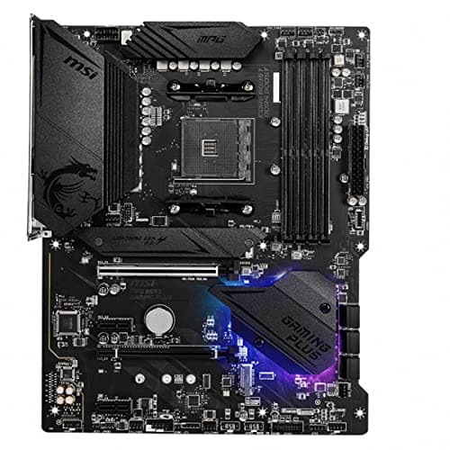 MSI MPG B550 Gaming Plus AMD AM4 DDR4 m.2 USB 3.2 Gen 2 HDMI ATX Motherboard AMD Ryzen 5000 Series Desktop Processors 3