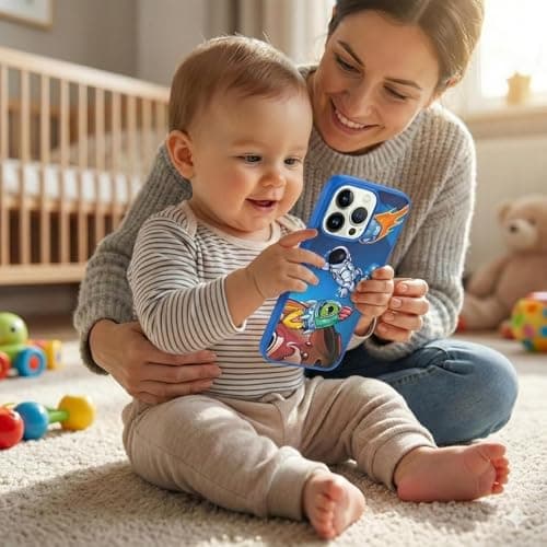 Kids Phone – Rechargeable Toy for Kids with 24 Learning Modes | Talking Dummy Mobile for Boys & Girls Age 2–12 | Educational Mobile Phone Toy with, Music & Games Flash Card Phone 2