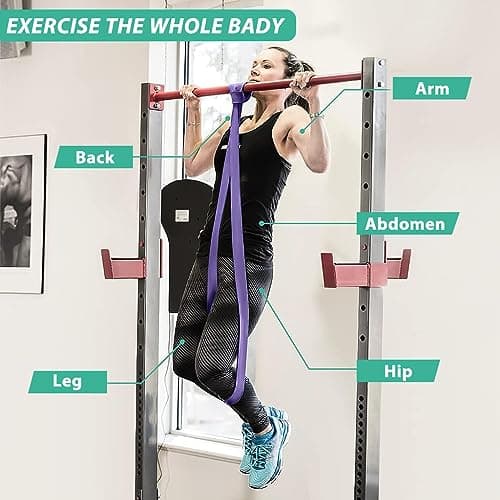 Proberos® Resistance Bands Set, Durable TPE Stretch Band for Exercise, Strength Training, Stretching, Yoga, Physical Therapy, Full-Body Home/Gym Workouts, Portable Fitness Accessories (3 Pcs 10-55kg) 3