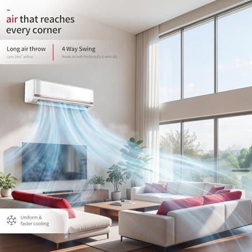 Hitachi 2 Ton 3 Star Heavy Duty Smart Inverter Split AC (Copper, Wi-Fi, Long air throw, Smart View Display, ice Clean, Hybrid Convertible, Anti-Bacterial Mesh Filter, RAS.Y324PCDISL, White) 5