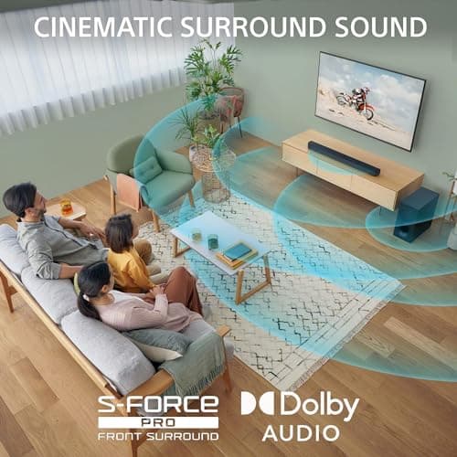 Sony HT-S400 2.1ch soundbar with Powerful Wireless subwoofer, S-Force PRO Front Surround Sound and Dolby Digital (330W, Wireless Connectivity, Bluetooth) 4