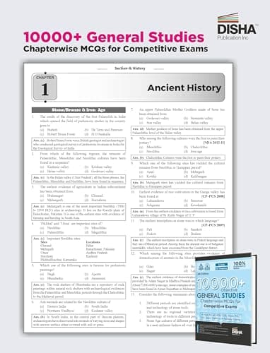10000+ Objective General Studies Chapter-wise MCQs for Competitive Exams 6th Edition | Previous Year GS PYQs Question PYQs Bank with 100% Explanatory Notes | General Knowledge & Current Affairs 4