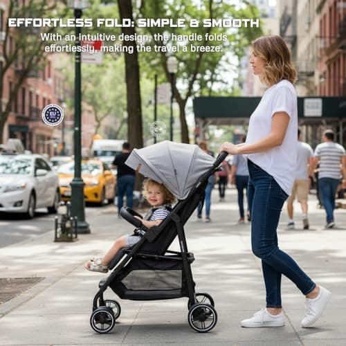 Neobreez Vom X1 Sibling/Twin/Double Side by Side Baby Toddler Stroller, Pushchair,One-Hand Fold, Waterproof Canopy, Gift Bag,Phone Holder,Toy Strap,Reflective Sticker,0-3yrs,15kg,3yrs Warranty 2