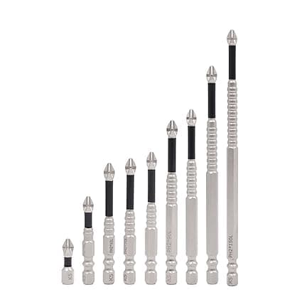 High Magnetic Screwdriver Bit Set Professional Sturdy Impact Resistant 9pcs|Home & Garden|Tools|Power Tools|Drill Bits