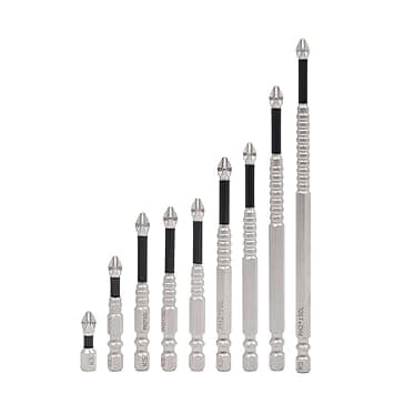High Magnetic Screwdriver Bit Set Professional Sturdy Impact Resistant 9pcs|Home & Garden|Tools|Power Tools|Drill Bits