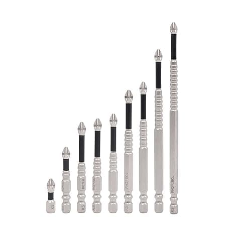 High Magnetic Screwdriver Bit Set Professional Sturdy Impact Resistant 9pcs|Home & Garden|Tools|Power Tools|Drill Bits