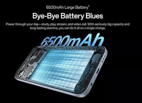 OPPO K14x 5G Smartphone, 6GB RAM, 128GB Storage, ICY Blue, Dual Camera, 48-Month Fluency Protection 5
