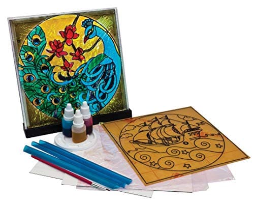 Handycrafts Funskool Glass Painting Kit, DIY Kit, Art and Craft Set for Kids, Learning, Fun & Engaging Activity for Childrens, Multicolour, Gift Set for Kids, Age 6+ Years 4