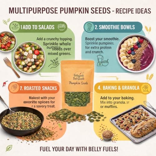 BELLYFUELS Seeds Combo Pack 100g Each (Chia, Flax & Pumpkin) | 100% Natural Superfoods | High Fiber, Protein & Omega-3 | Healthy Diet Essentials 5